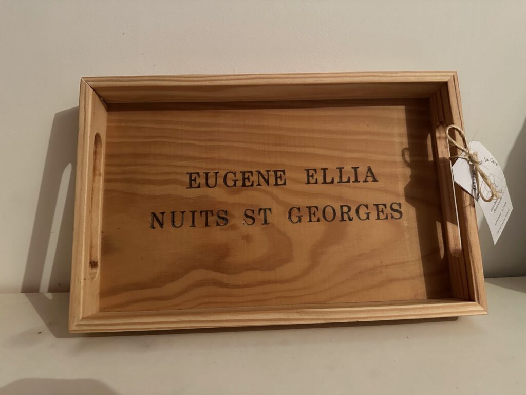 domaine eugene ellia nuits saint georges menuiserie plateau dégustation