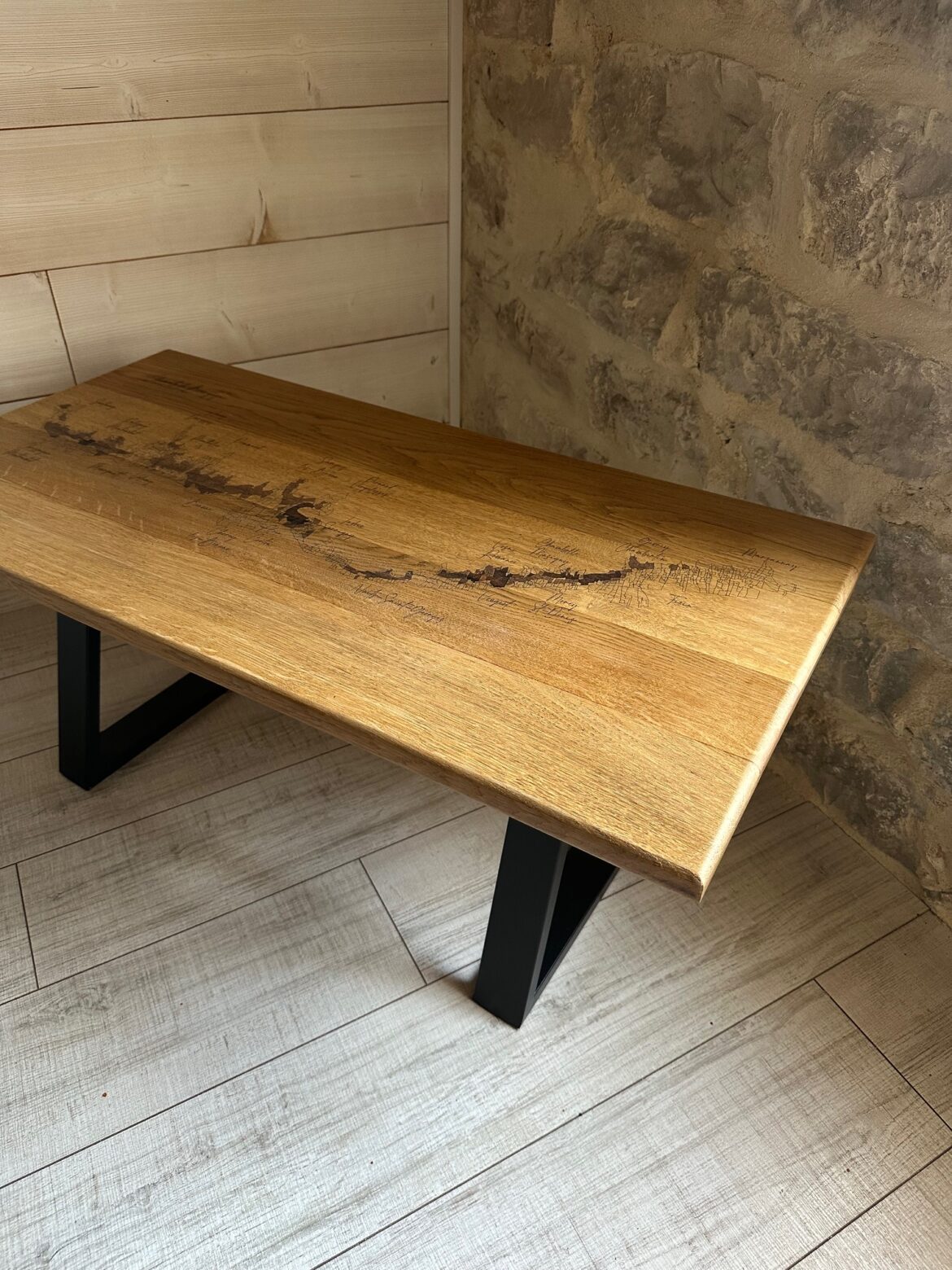 Table basse chêne/métal – Dijon