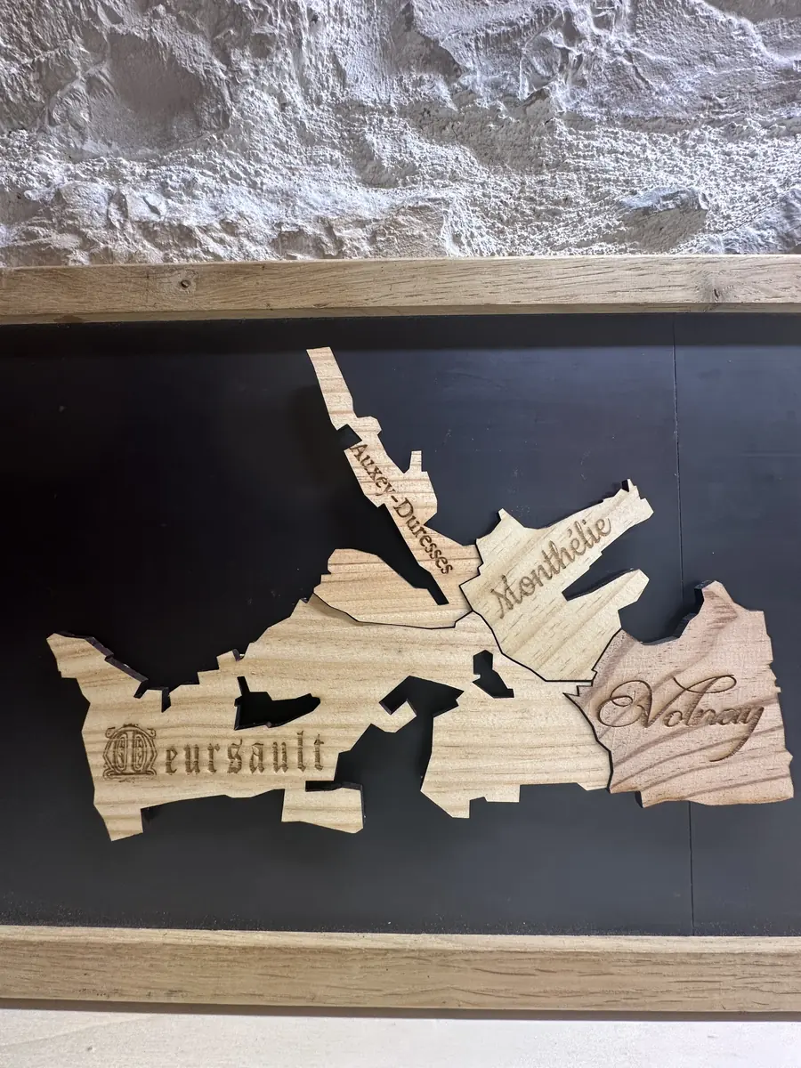 Aimant en bois – Villages de Bourgogne à emboîter