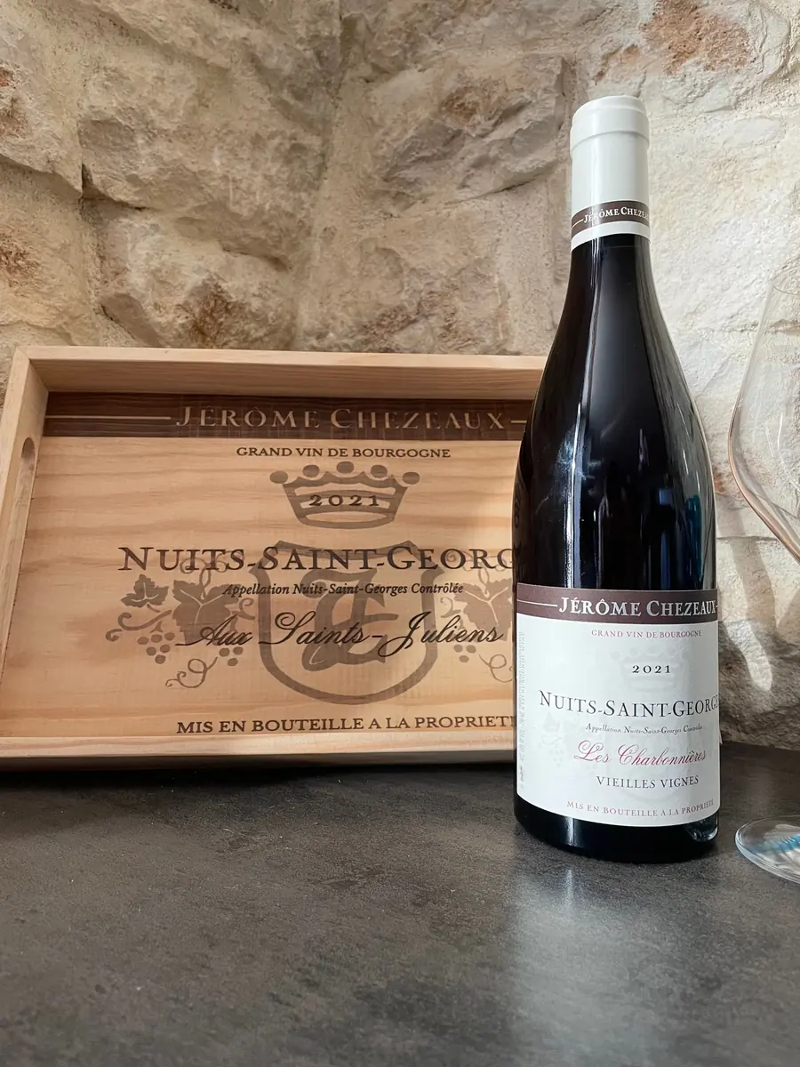 Plateau de dégustation en chêne verni gravé des climats de Bourgogne