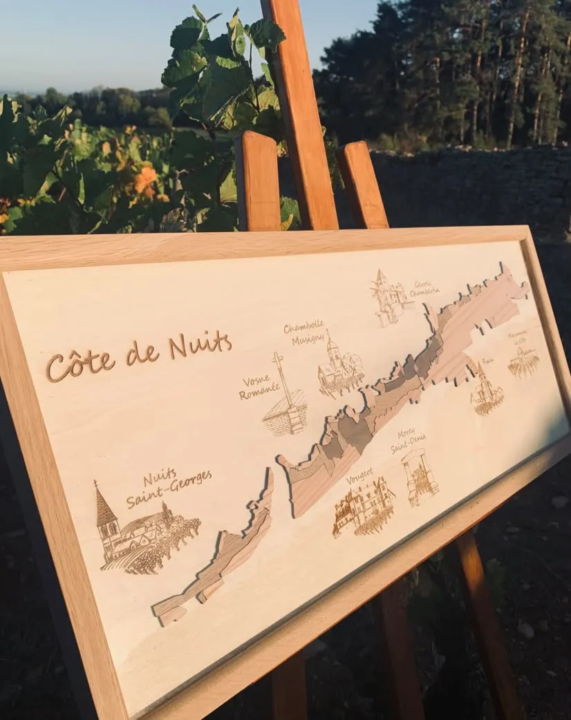 Tableau marqueterie Côte de Nuits 2