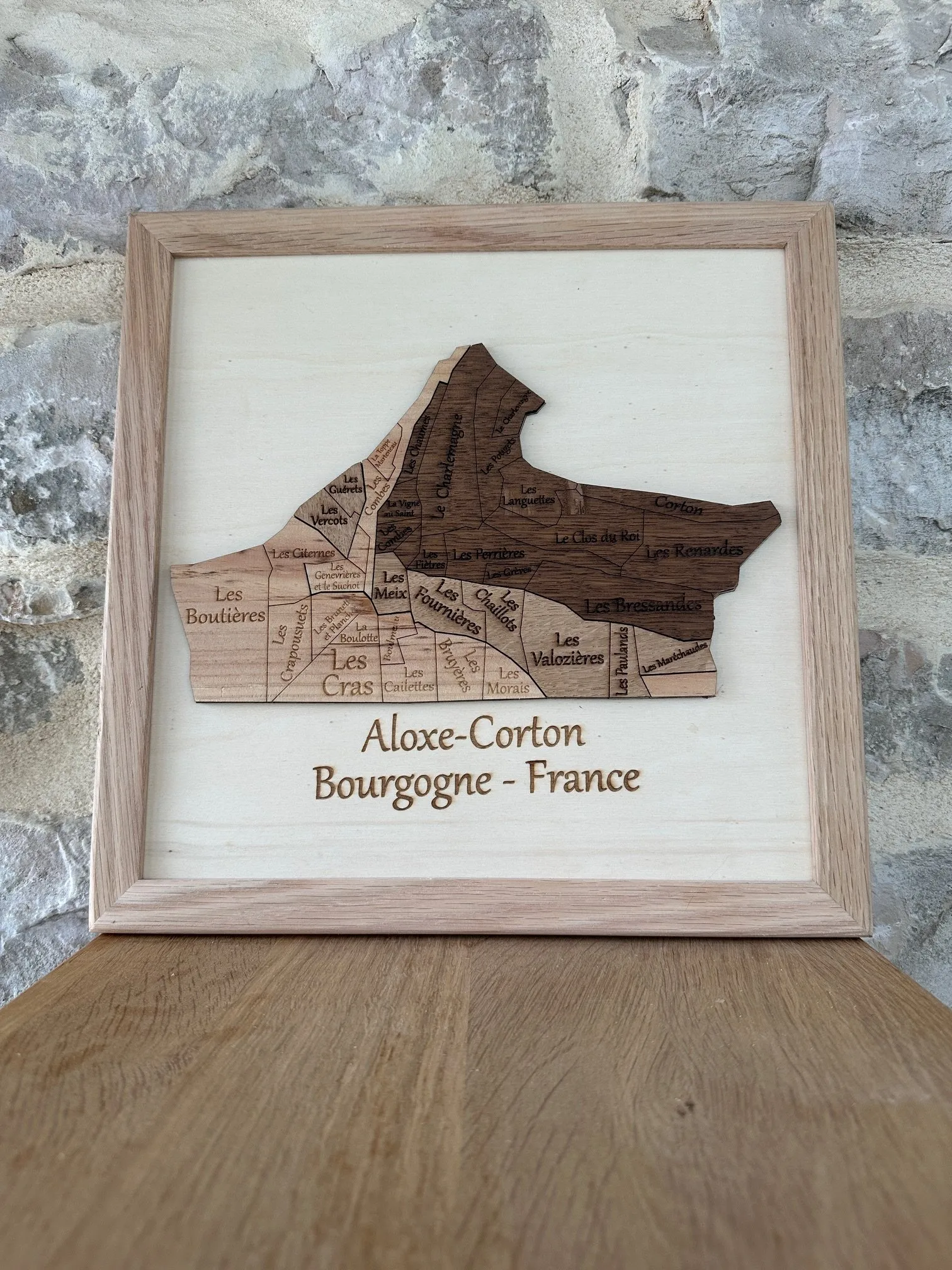 Tableau 3D Aloxe Corton