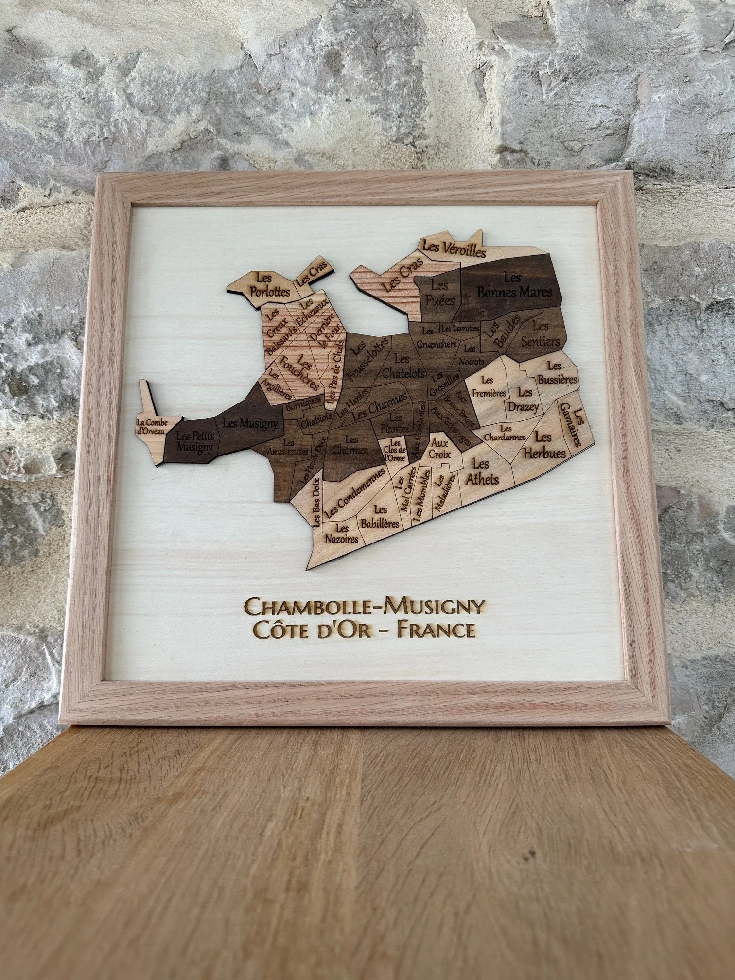 Tableau 3D Chambolle Musigny