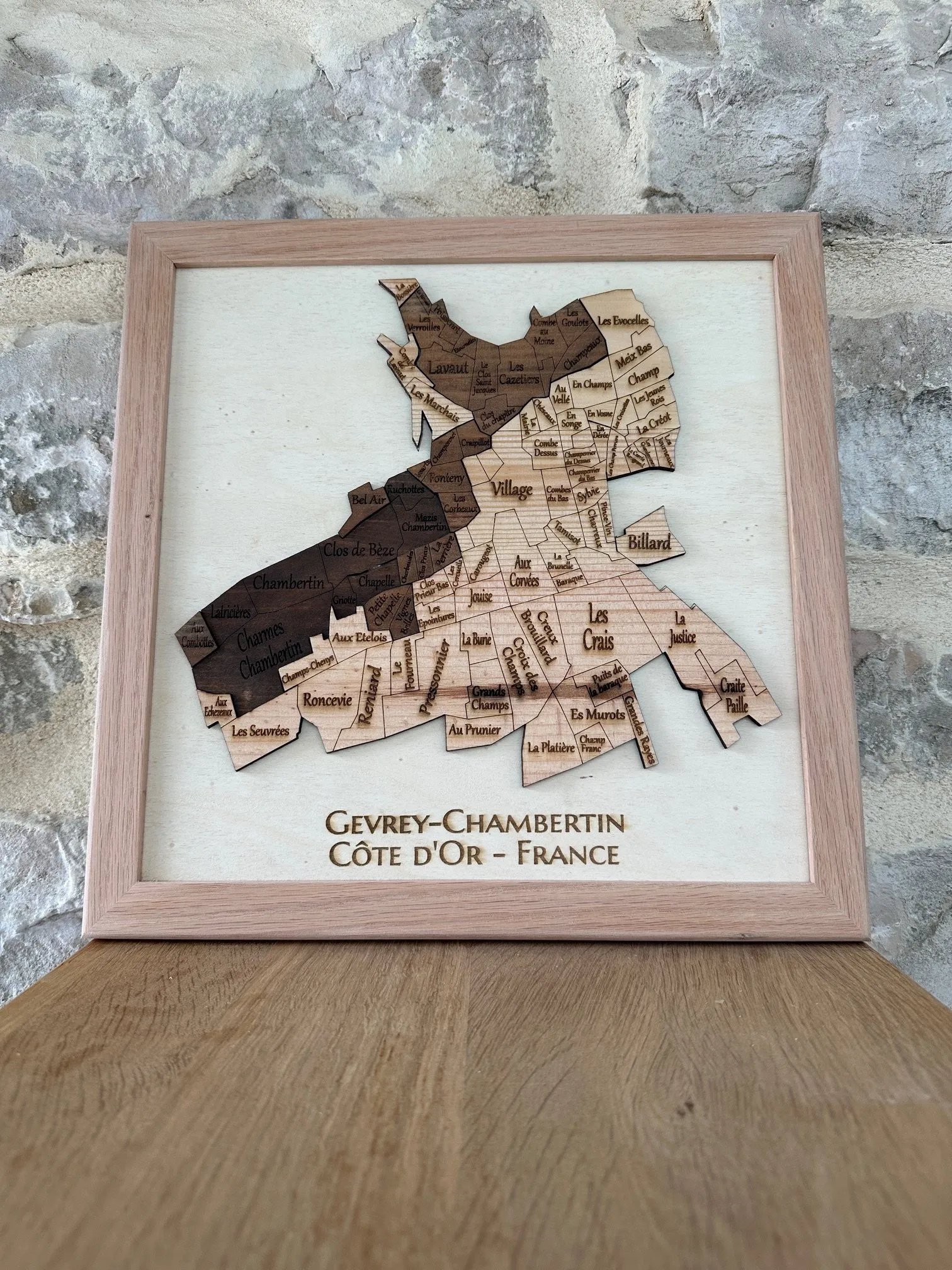 Tableau 3D Gevrey Chambertin