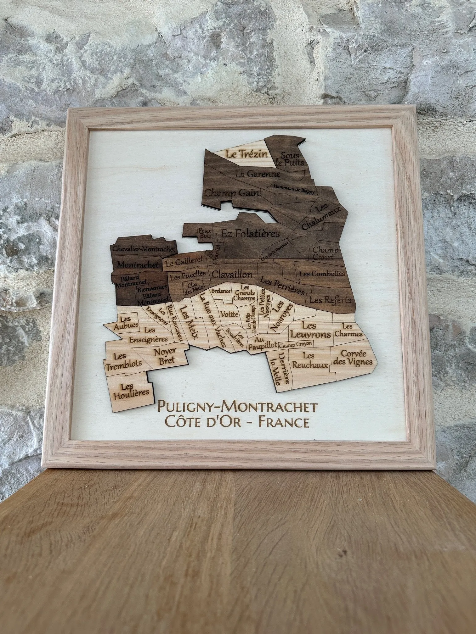 Tableau 3D Puligny Montrachet